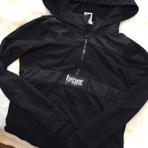 PINK half zip hoodie